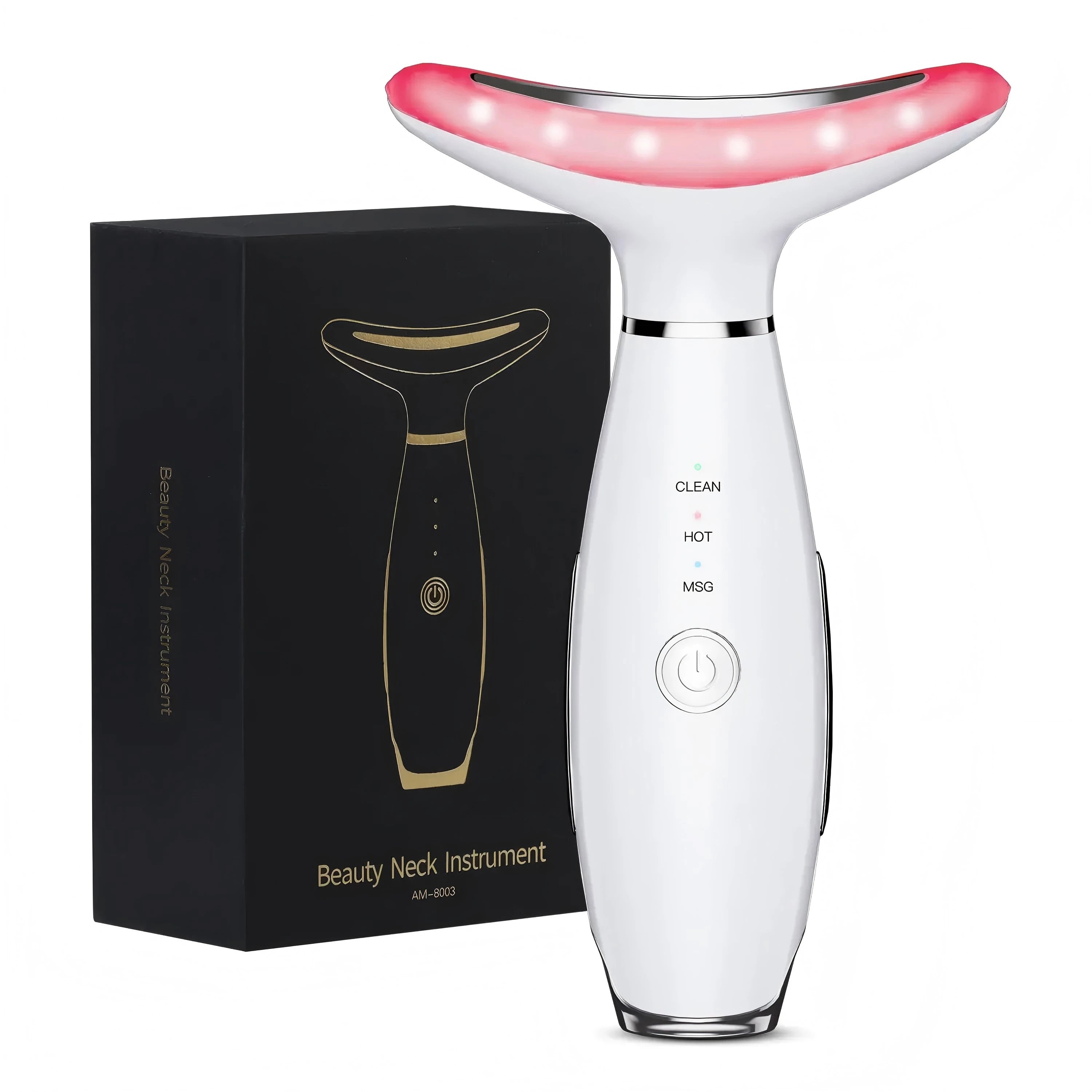3-in-1 LED Light Therapy Facial Sculpting and Lifting Massager - 13