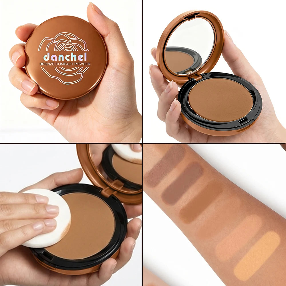 Matte Bronze Sculpting Powder for a Sun-Kissed Glow
