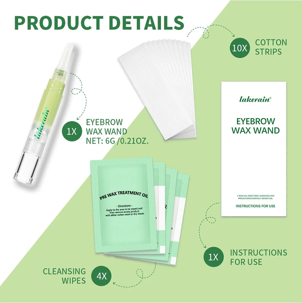 Precision Eyebrow and Facial Hair Waxing Wand