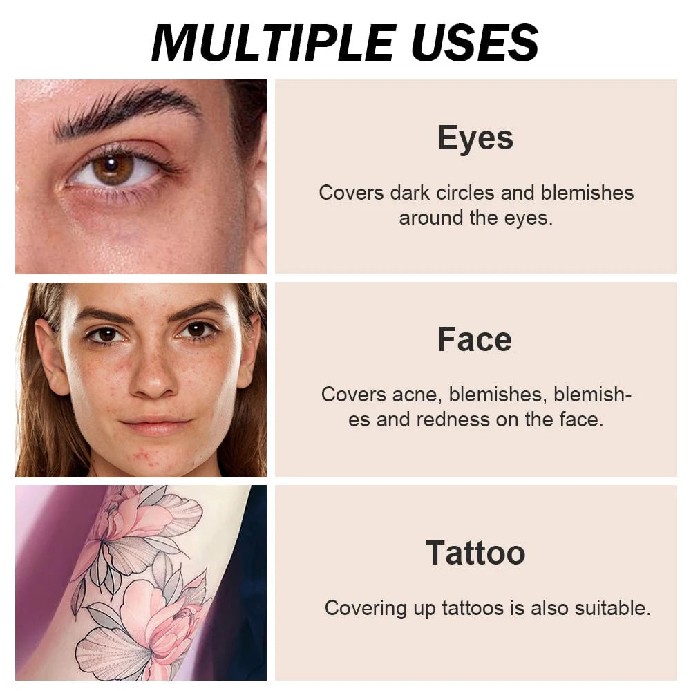 Full Coverage Matte Liquid Concealer for All Skin Types