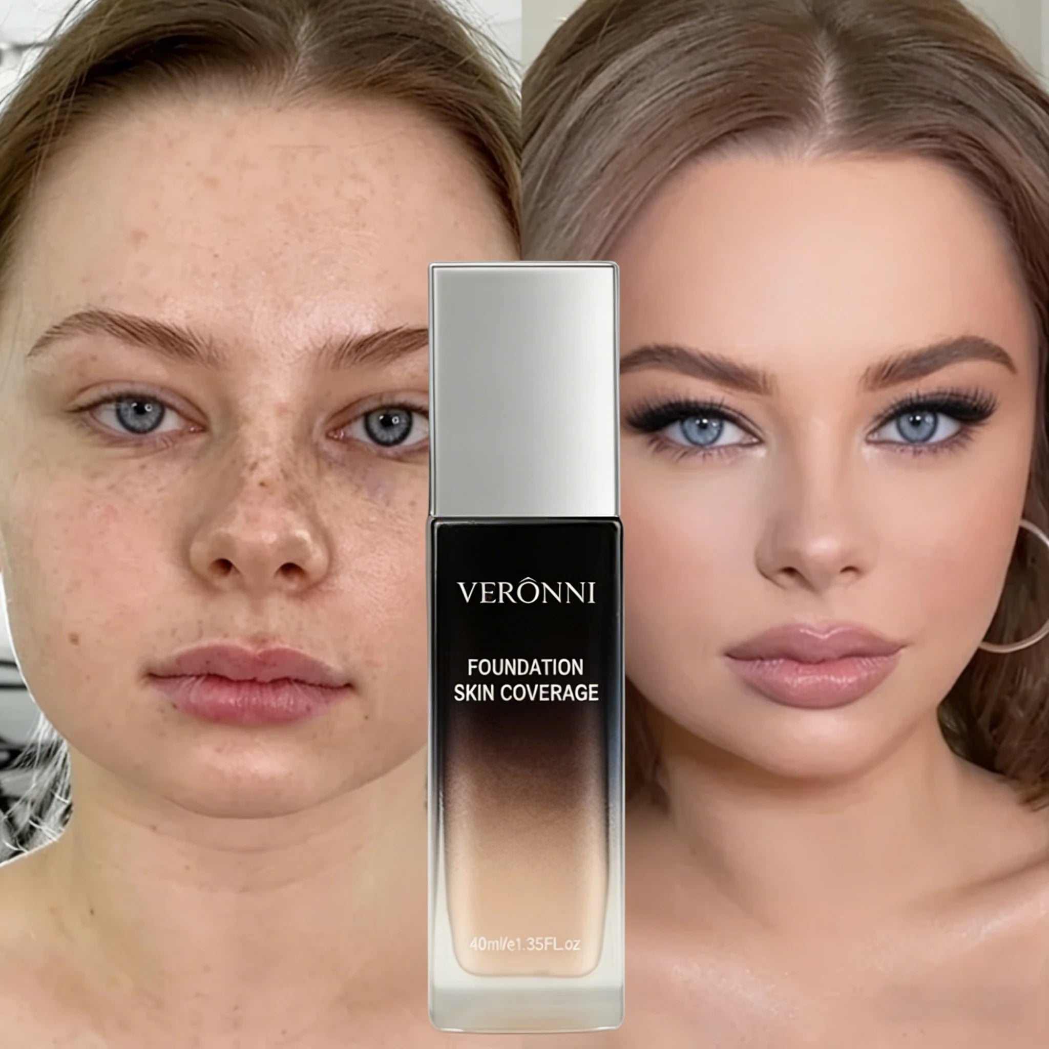 Flawless Matte Liquid Foundation for Full Coverage - 1