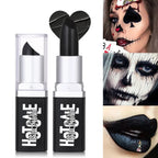 Matte Black Waterproof Lipstick for Halloween and Costume Makeup