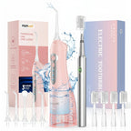 Portable Oral Irrigator and Electric Toothbrush Combo