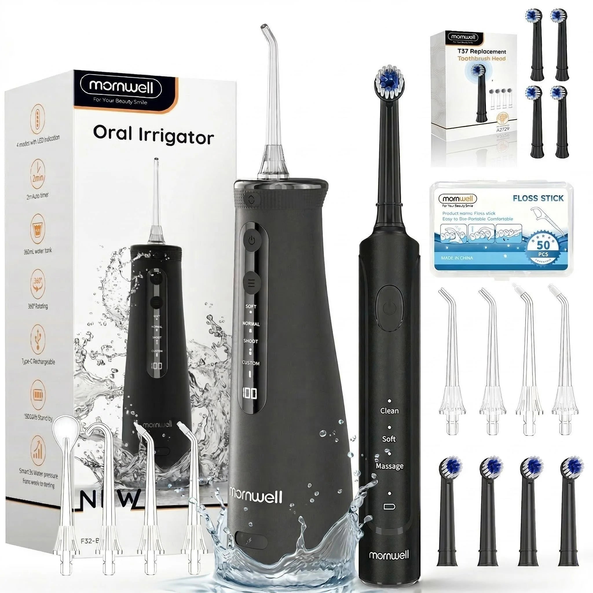 Electric Toothbrush and Water Flosser Combo - 1