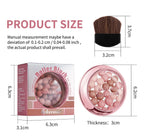 Shimmering Spherical Blush Powder Beads