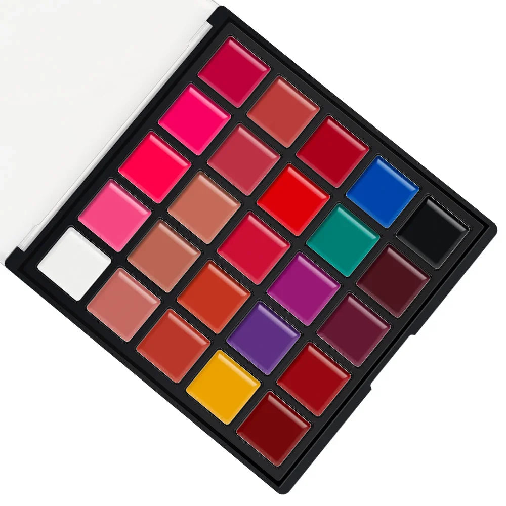 25-Color Professional Lip Makeup Palette - 9