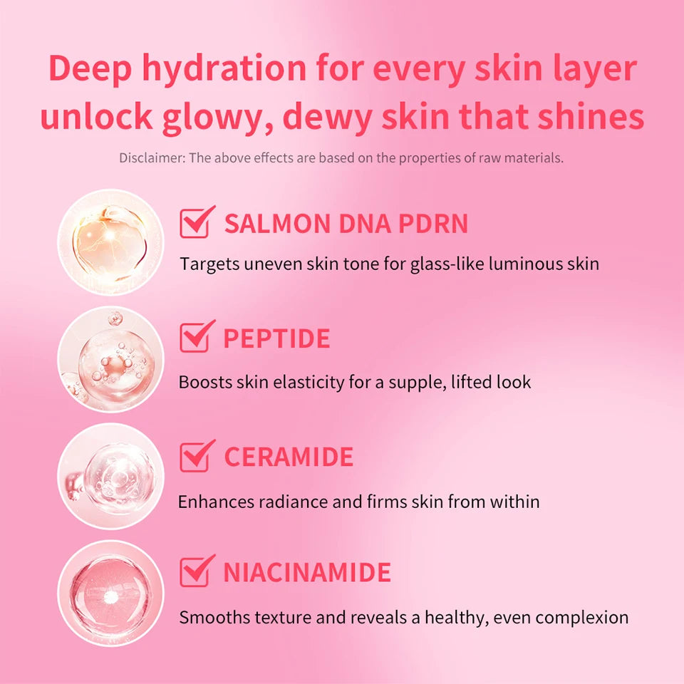 PDRN Niacinamide Milky Facial Toner for Glowing Hydrated Skin