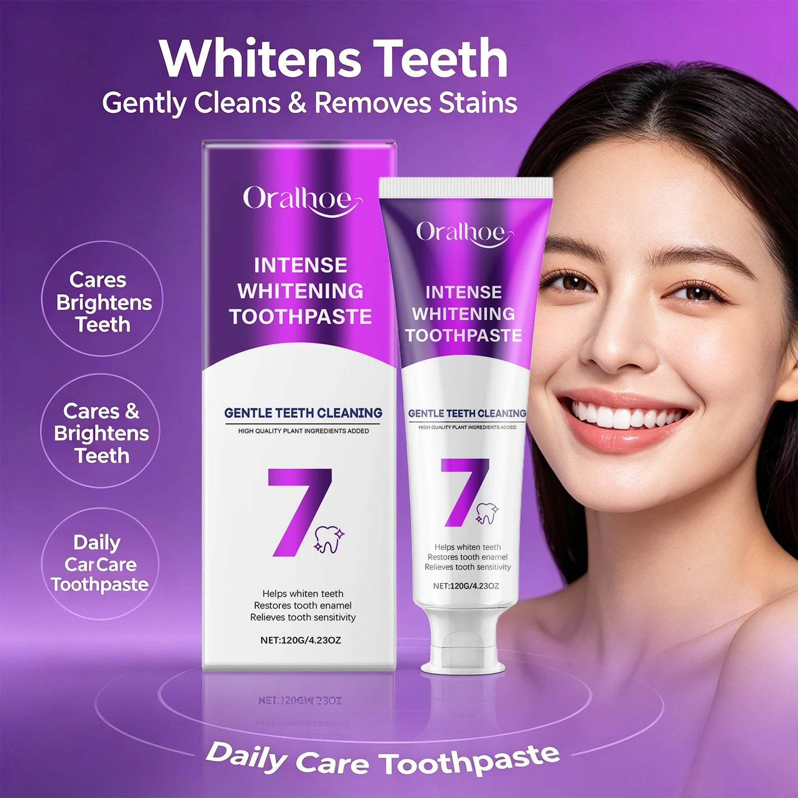 Intense Teeth Whitening and Stain Removal Toothpaste - 5