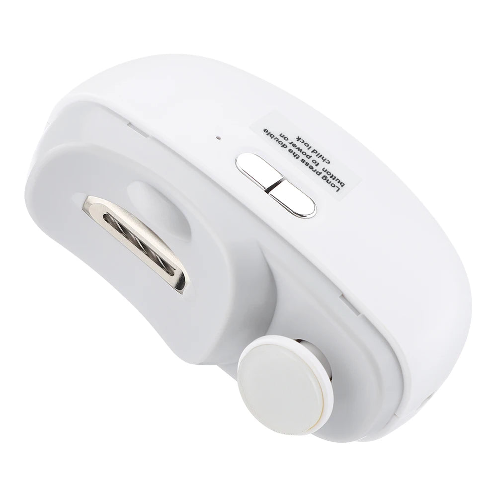 Electric Automatic Nail Trimmer and Polisher for Home and Travel