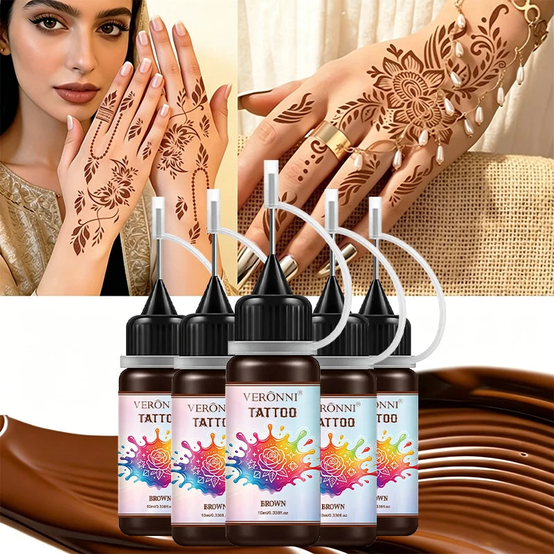 Temporary DIY Tattoo Paste for Festivals and Body Art - 6