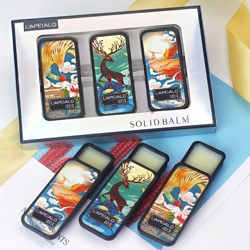 Portable Solid Perfume Fragrance Set - 1