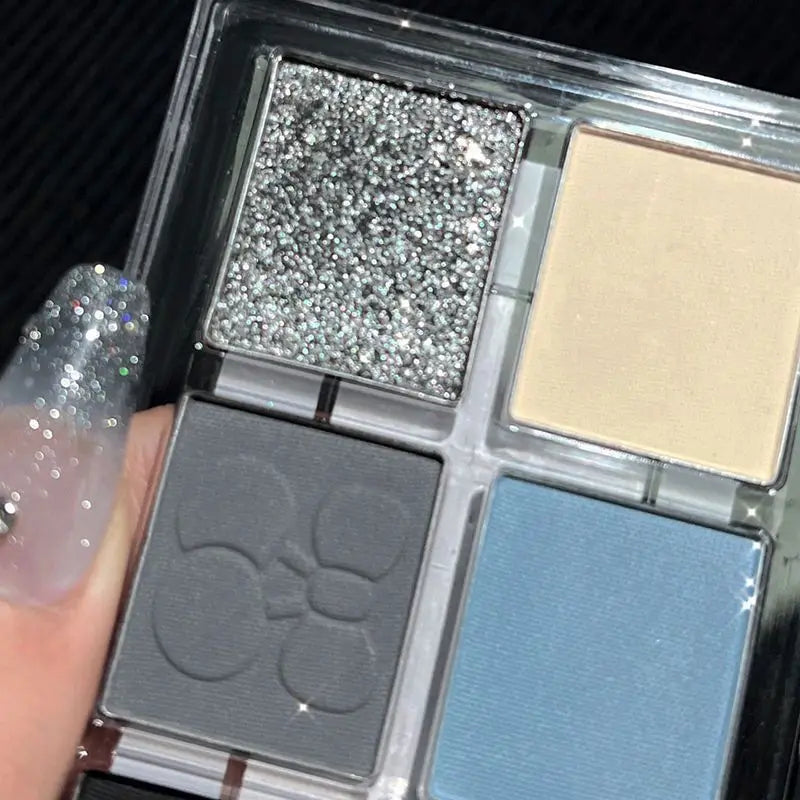 6-Color Matte and Shimmer Smoky Eyeshadow Palette - 7