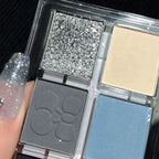 6-Color Matte and Shimmer Smoky Eyeshadow Palette