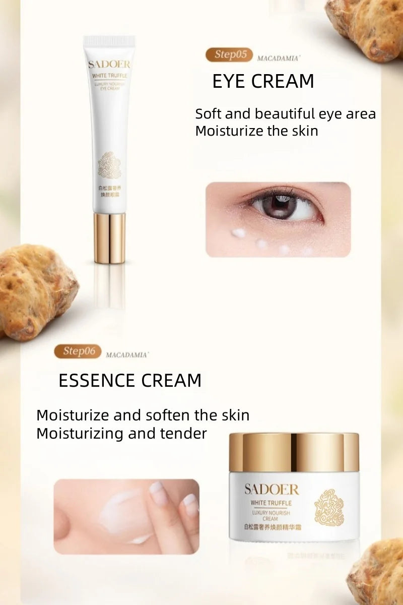 White Truffle Luxury 6-Piece Facial Skincare Set