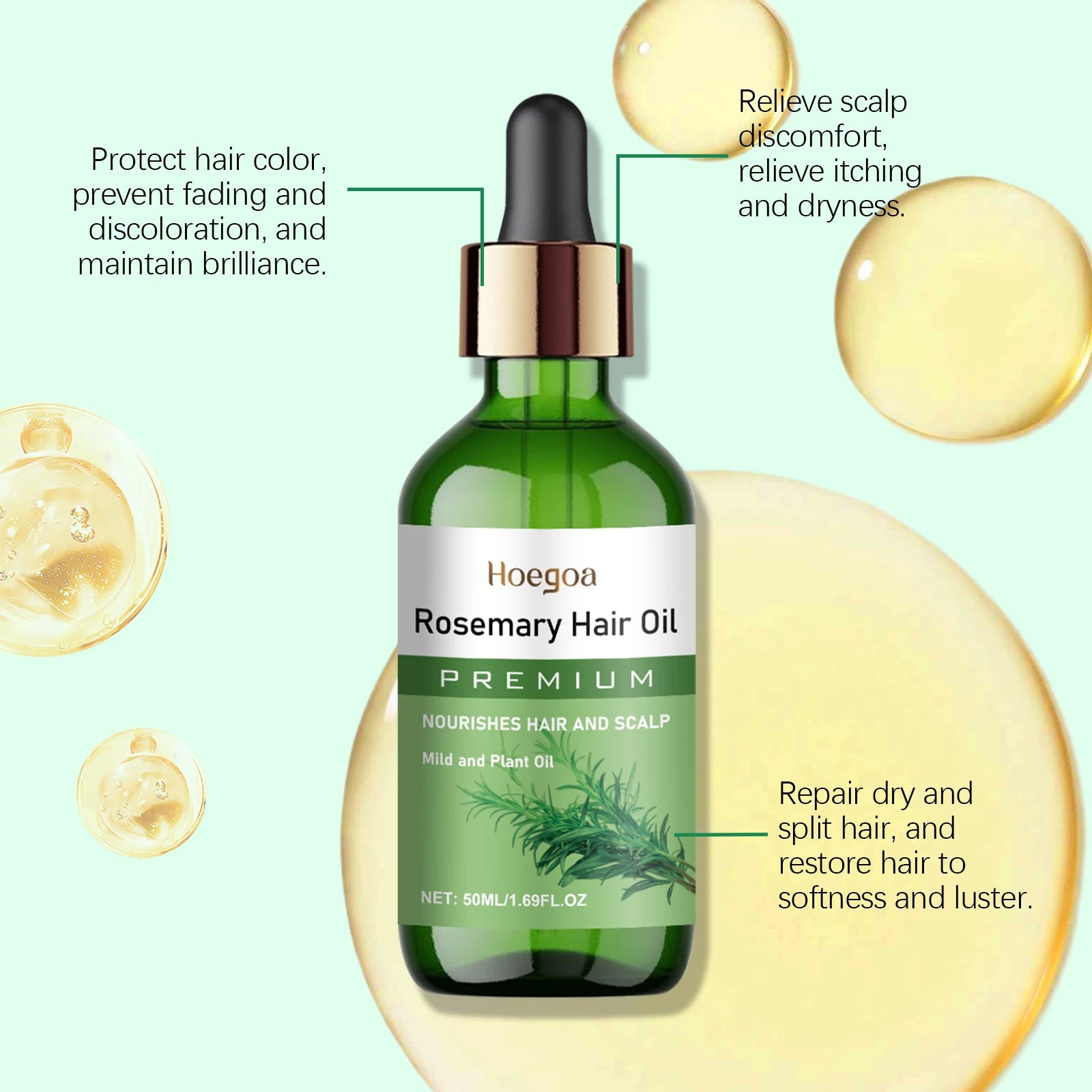 Rosemary Essential Oil for Hair Growth and Scalp Nourishment - 10