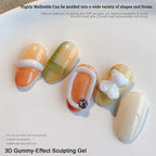Solid Nail Tip Adhesive Gel for Press-On Nails