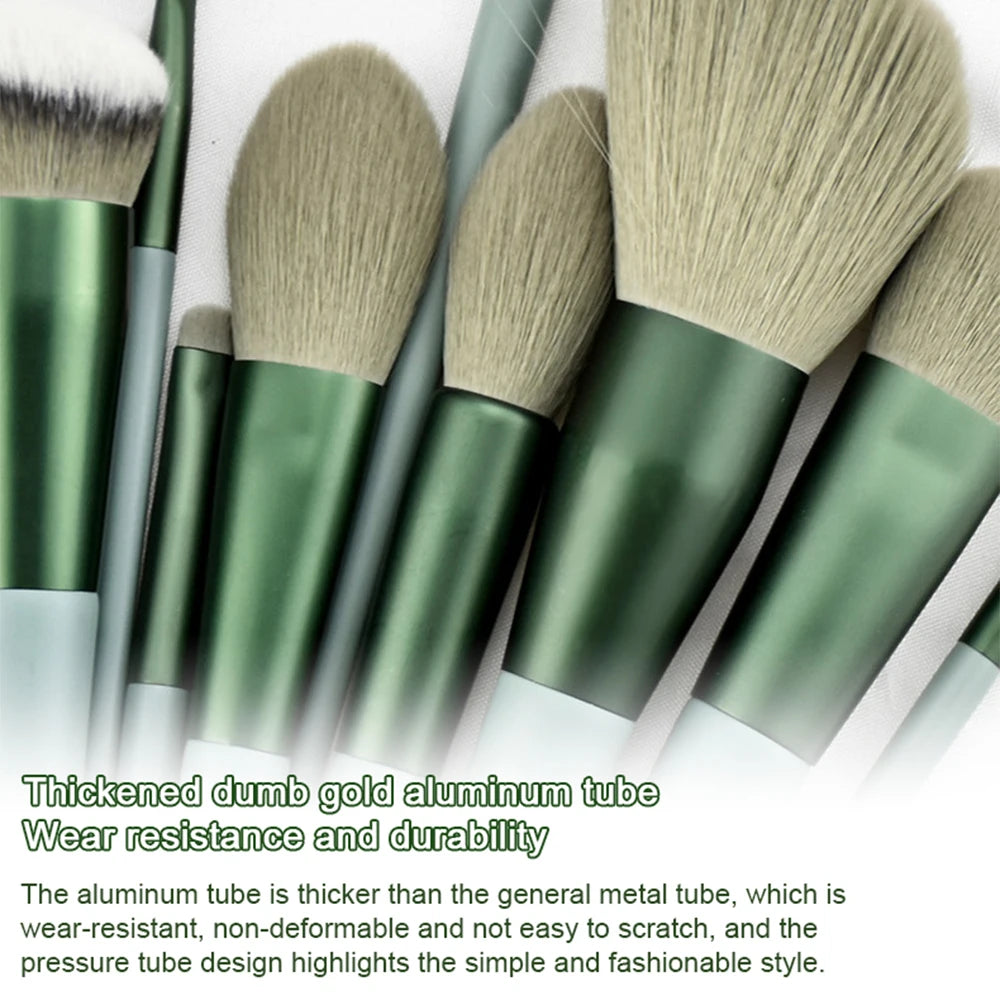 13-Piece Professional Makeup Brush Set for Flawless Application