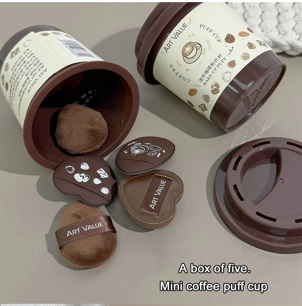 Mini Finger Makeup Sponge Set for Precision Application - 14