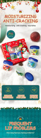 Hydrating Moisturizing Lip Balm Set for Dry Cracked Lips