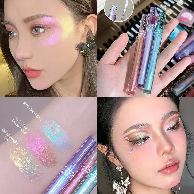 Multichrome Liquid Eyeshadow for Radiant Eye Makeup - 2