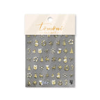 Festive Christmas Holiday Nail Art Decals
