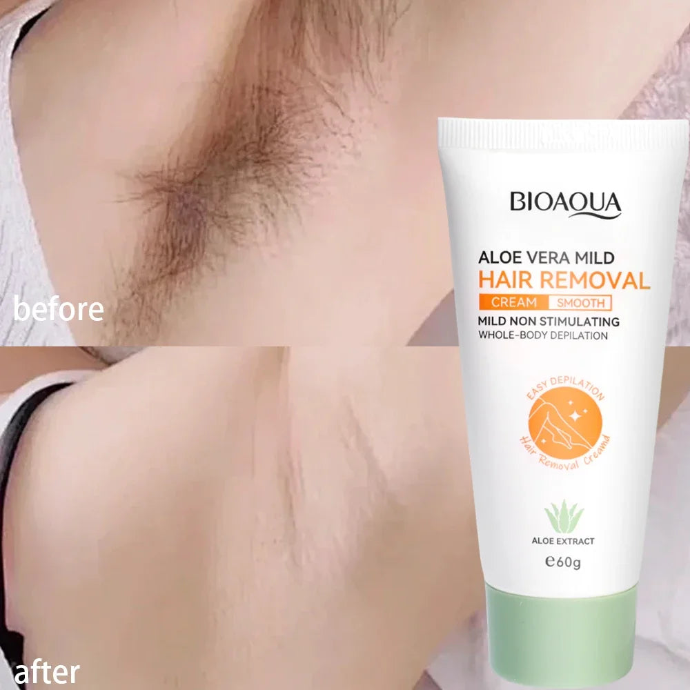 Painless Gentle Hair Removal Cream for Sensitive Skin - 10