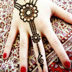 Temporary Henna Tattoo Kit with Stencils for DIY Body Art