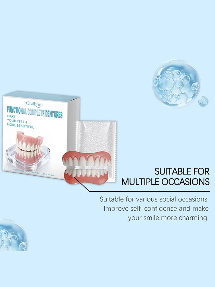 Instant Smile Cosmetic Dentures for Upper and Lower Teeth - 13