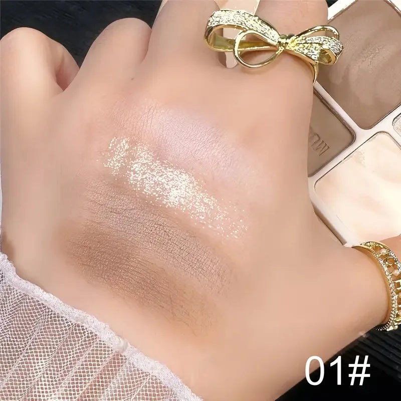 All-in-One Face Highlighting and Contouring Palette - 4