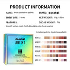 9-Color Professional Eyeshadow Palette for Daily and Party Looks