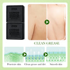 Deep Cleansing Bamboo Charcoal Exfoliating Bath Soap