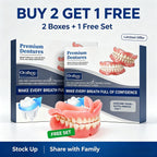 Instant Snap-On Silicone Dentures for Natural Smile