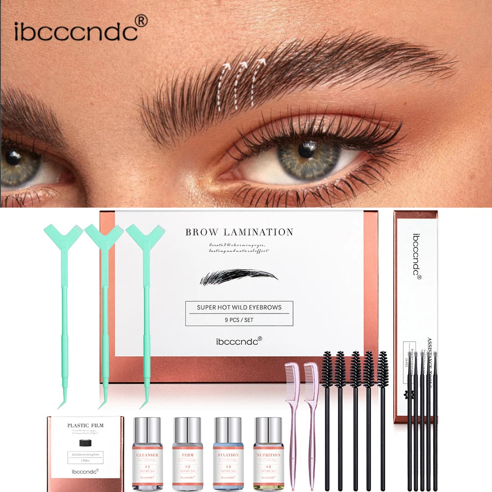 Professional Eyelash and Eyebrow Lift and Tint Kit