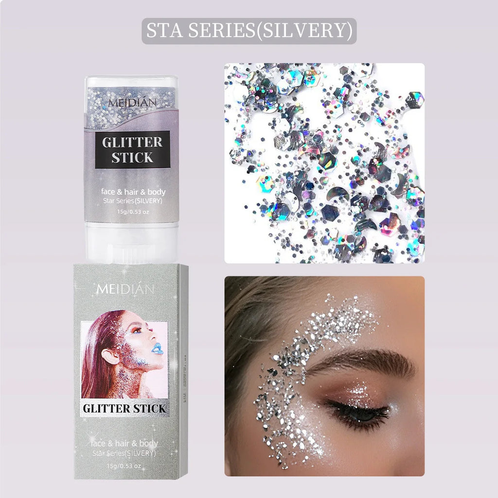 Shimmering Body and Face Glitter Stick