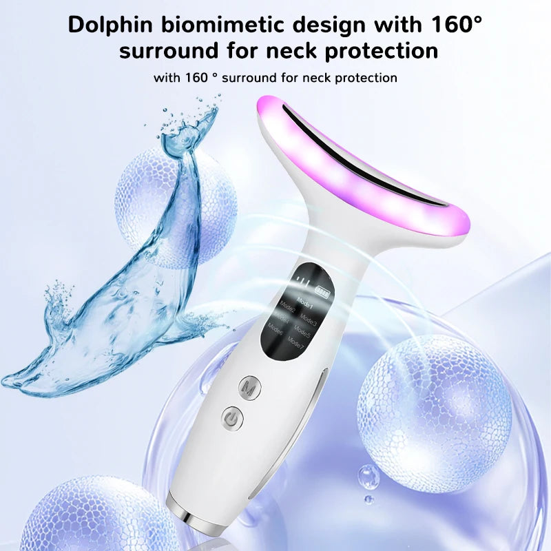 7-Color LED Skin Tightening & Neck Lifting Device
