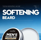 Refreshing Men's Shaving Soap for Smooth Beard Grooming