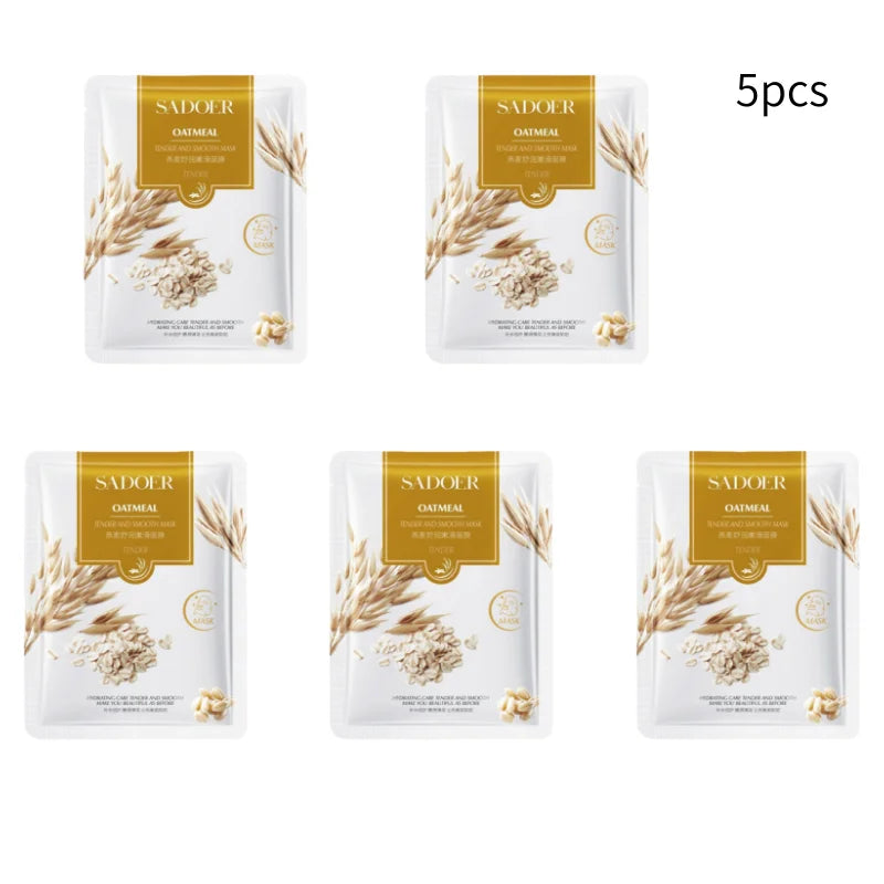 Oatmeal Soothing Hydrating Face Mask for Smooth Skin - 10