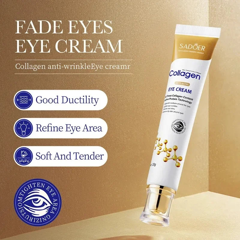 Collagen Anti-Aging Eye Cream for Dark Circles and Puffiness