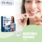 Adjustable Snap-On Cosmetic Dentures for Instant Perfect Smile