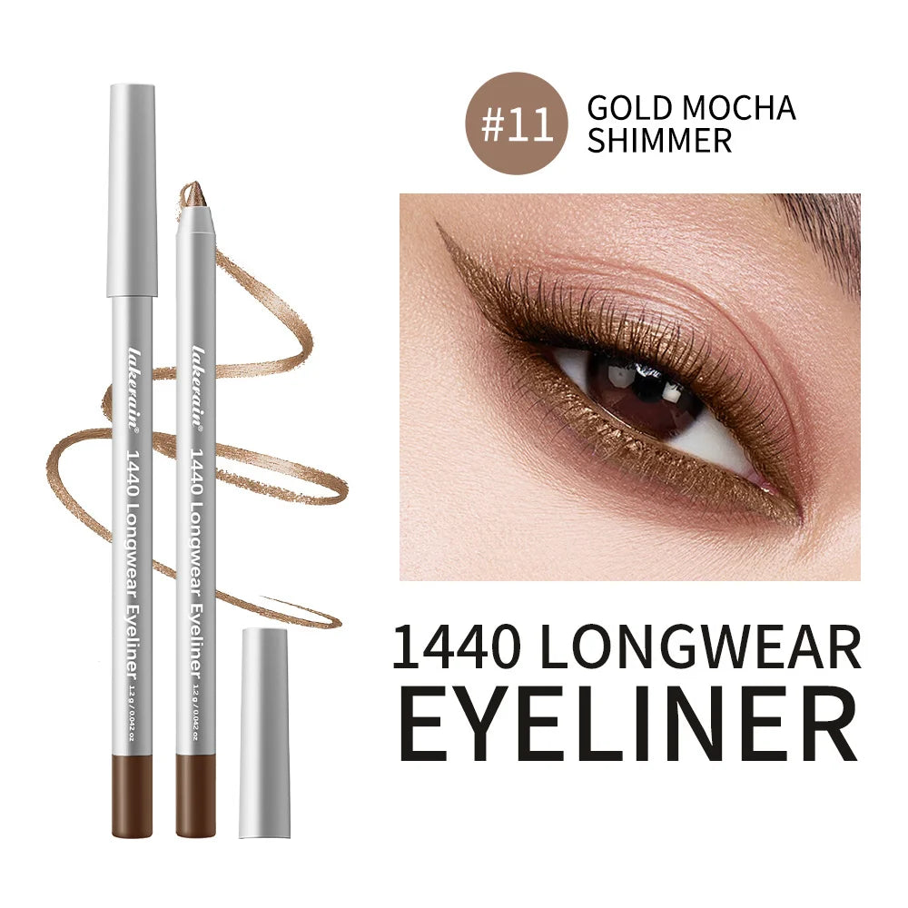 Waterproof Long-Lasting Smudge-Proof Eyeliner Pencil - 24
