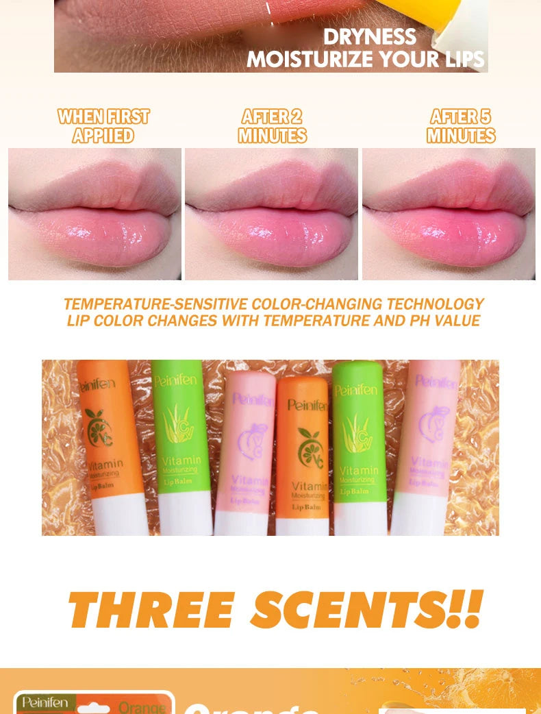 Moisturizing Hand Cream and Color Changing Lip Balm Set