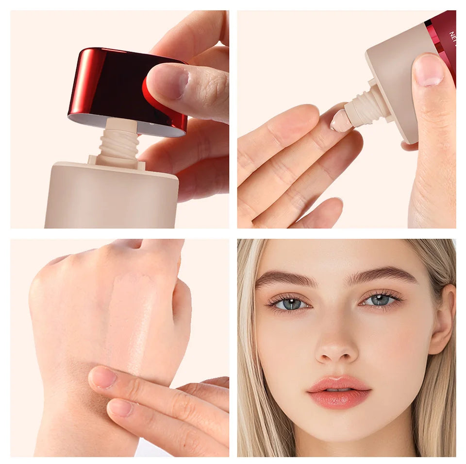 Matte Finish Long-Lasting Liquid Foundation Concealer
