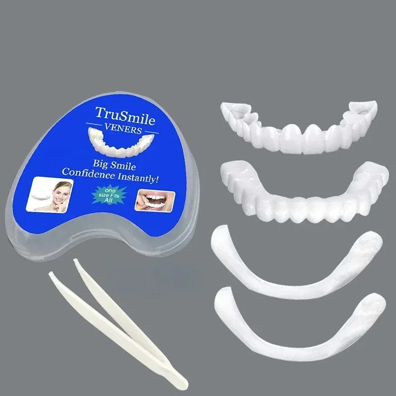 Snap-On Instant Smile Veneers for Temporary Teeth Whitening