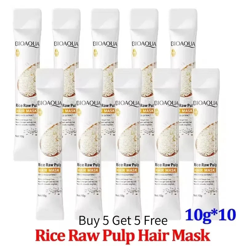 Deep Nourishing Rice Extract Hair Repair Mask - 17