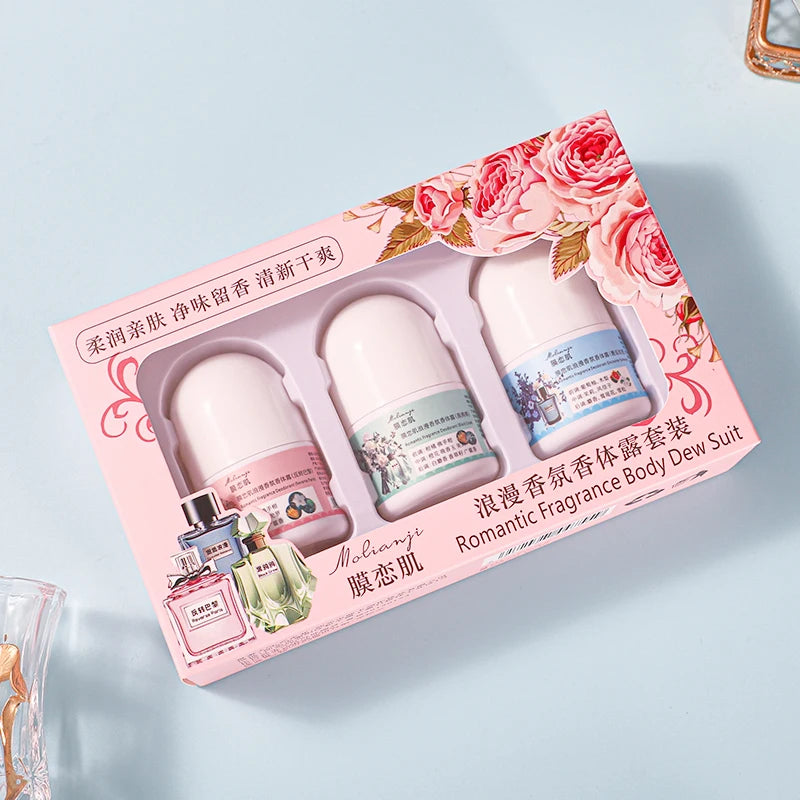 3-Piece Long-Lasting Romantic Fragrance Body Lotion Set