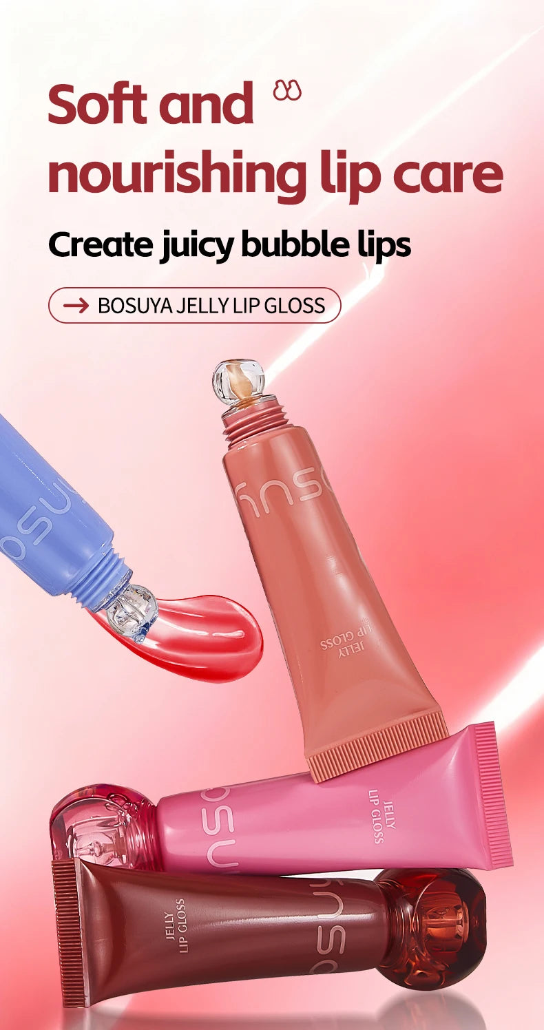 Long-Lasting Moisturizing Jelly Lip Gloss - 7