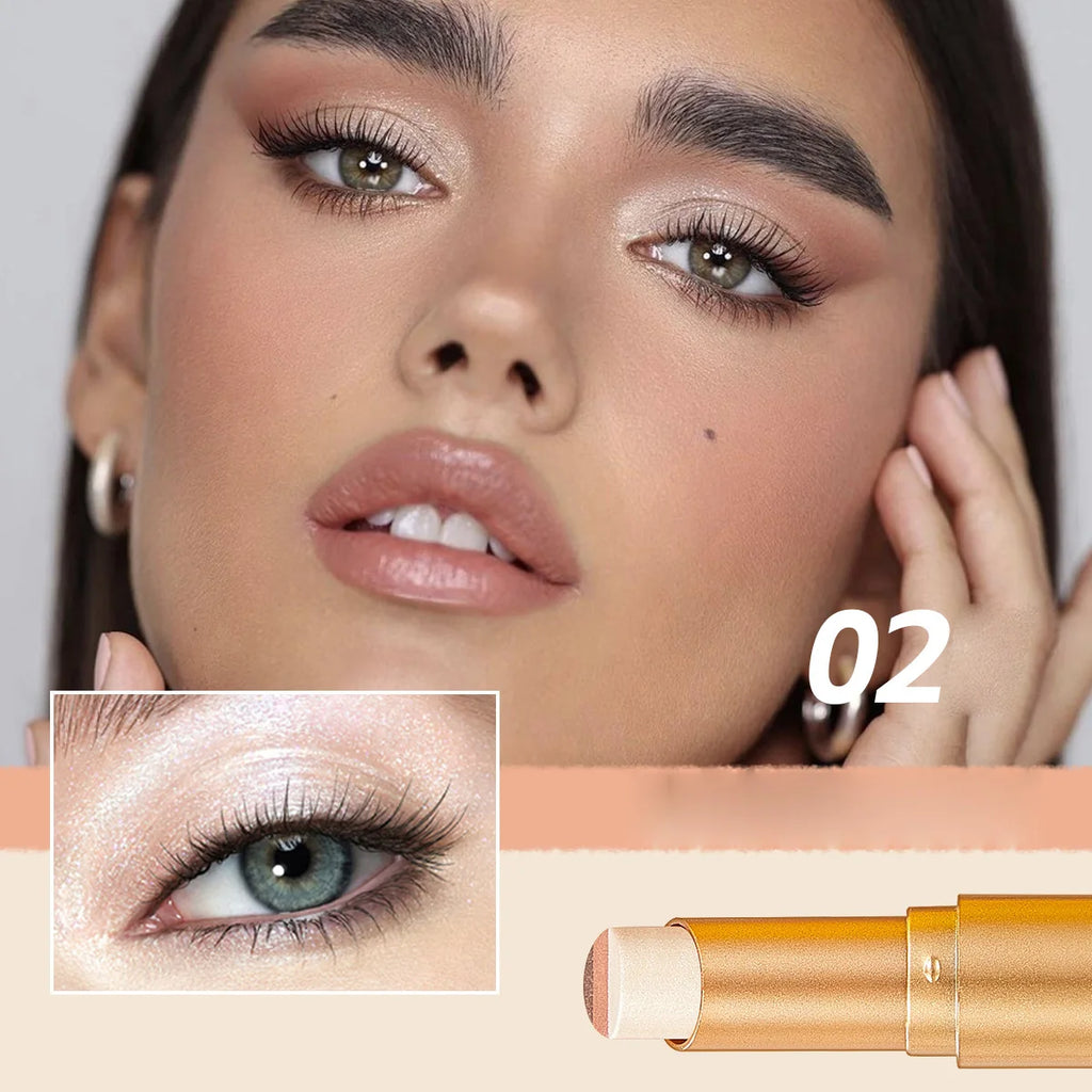 Three-Tone Gradient Eyeshadow Stick for Beginners