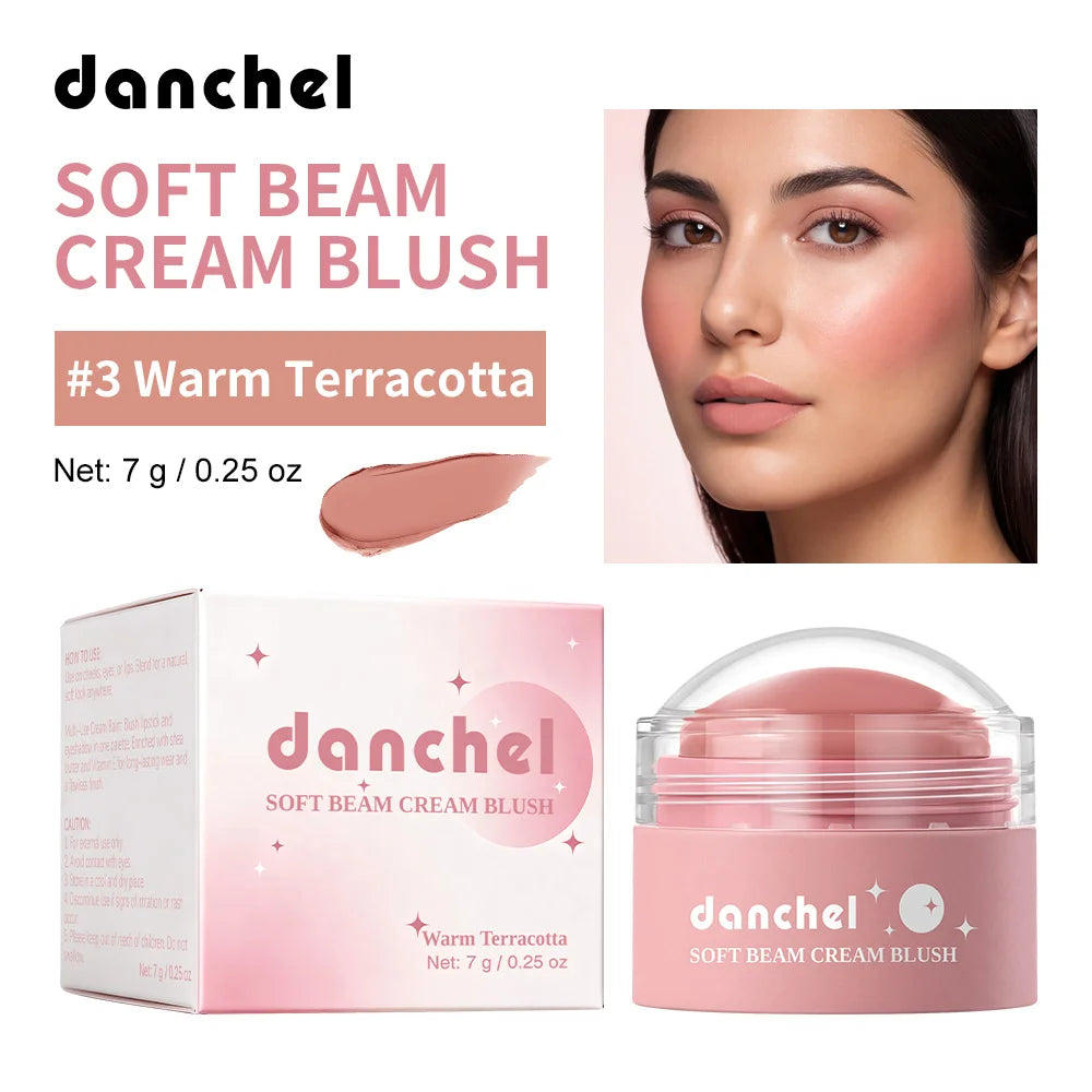Soft Beam Multi-Use Cream Blush for Cheeks, Lips, and Eyes