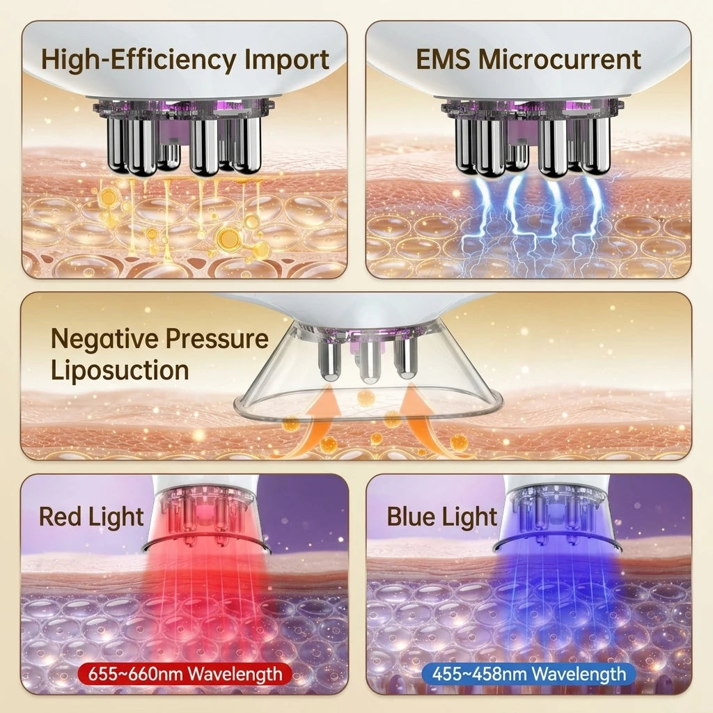 5-in-1 LED Microcurrent Body and Face Sculpting Massager