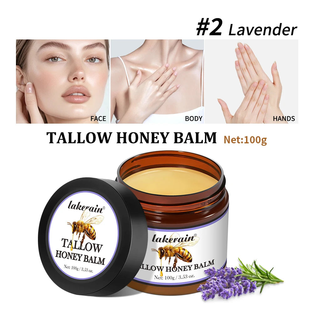 Whipped Beef Tallow and Honey Balm for Deep Skin Moisturizing